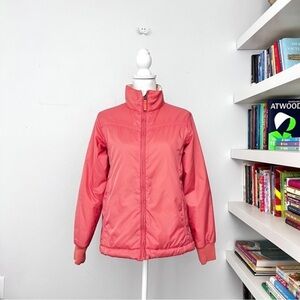 Burton Ski or Snowboard Jacket coral size medium with floral detail